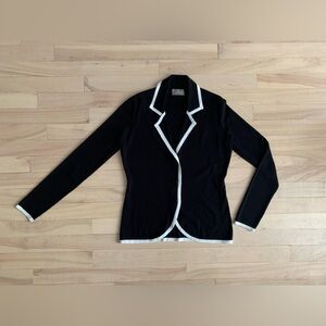 CYRUS - Cardigan Jacket with White Accents
